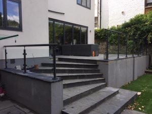 Metal and glass railing | Welding & Metal Fabrication in Kent | BTM Engineering & Fabrication Ltd