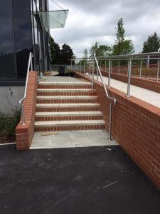 Stainless safety railings | Welding & Metal Fabrication in Kent | BTM Engineering & Fabrication Ltd